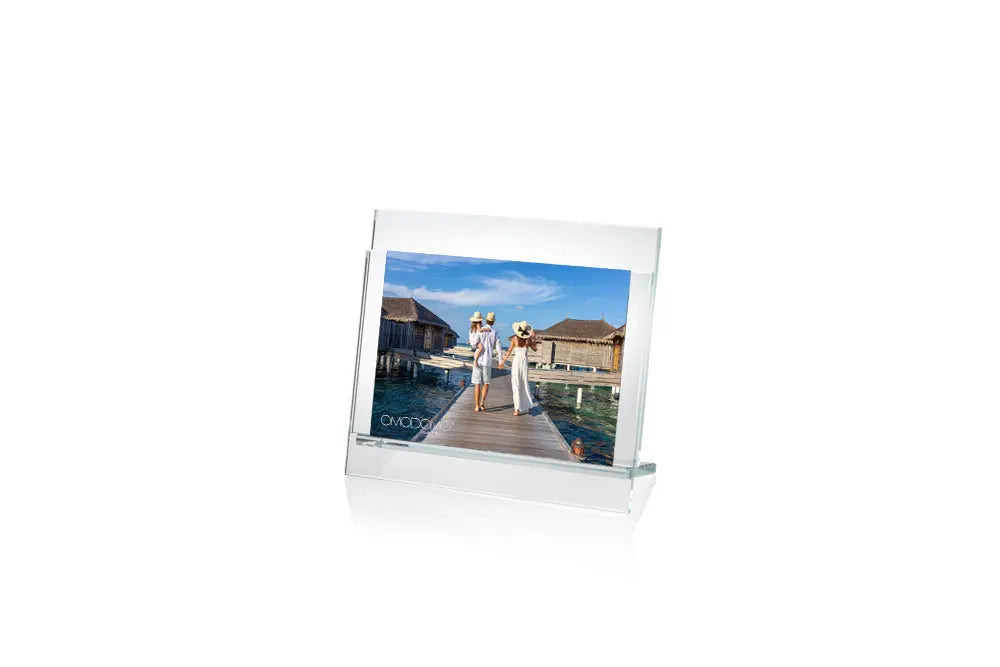 Up and Down — portafoto cristallo inclinato 8mm | Omodomo | Omodomo