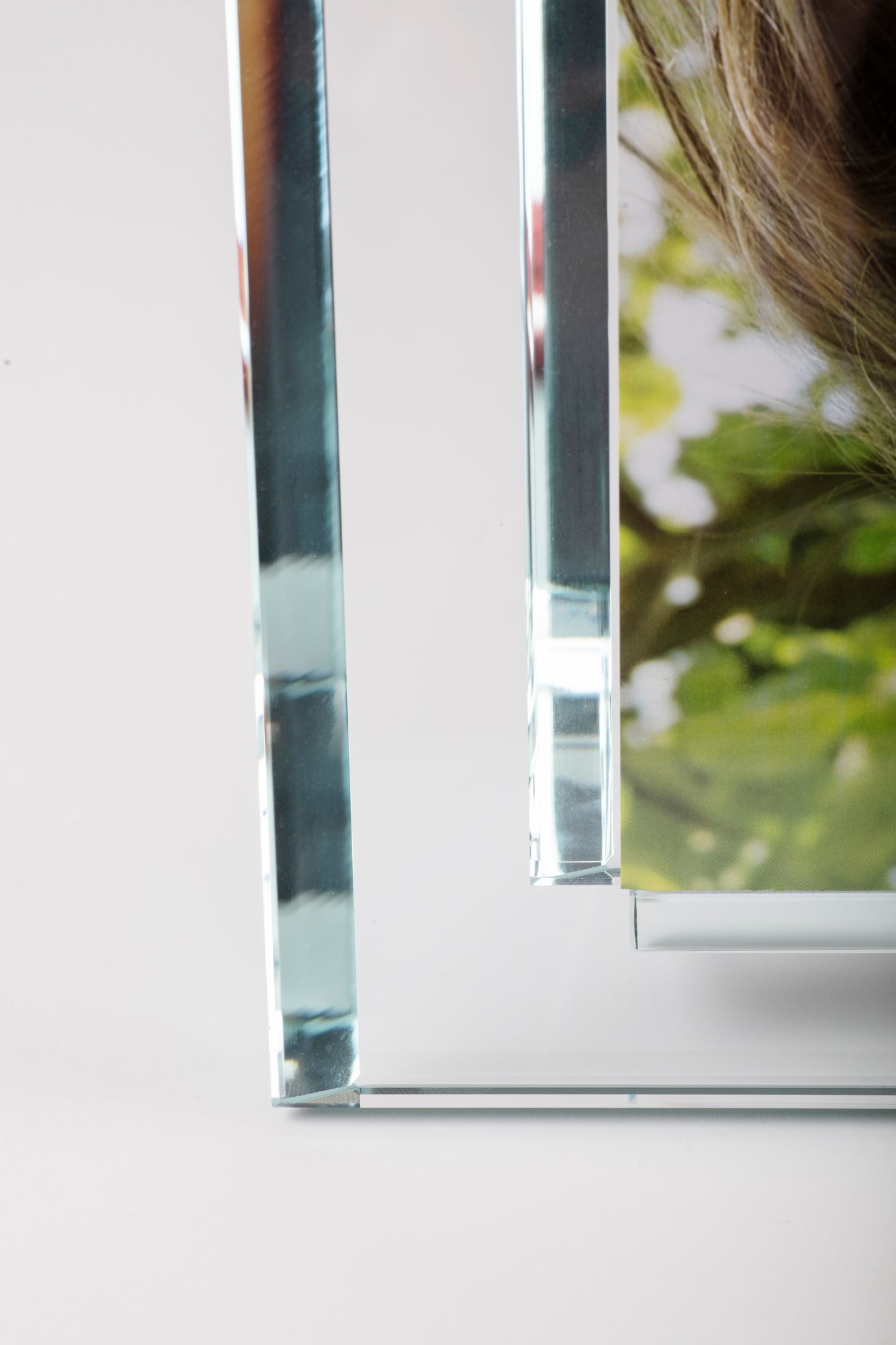 Coelo – Portafoto in cristallo extrachiaro Made in Italy