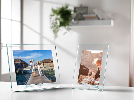 Ice – Portafoto in cristallo extrachiaro Made in Italy