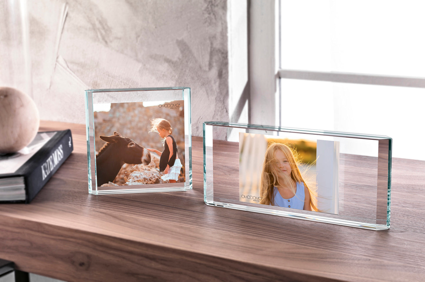 Night – Portafoto in cristallo extrachiaro Made in Italy