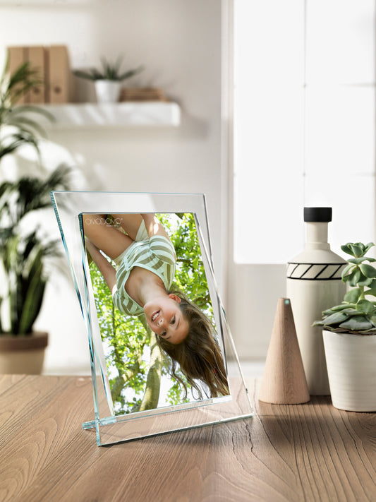 ICS – Portafoto in cristallo extrachiaro Made in Italy