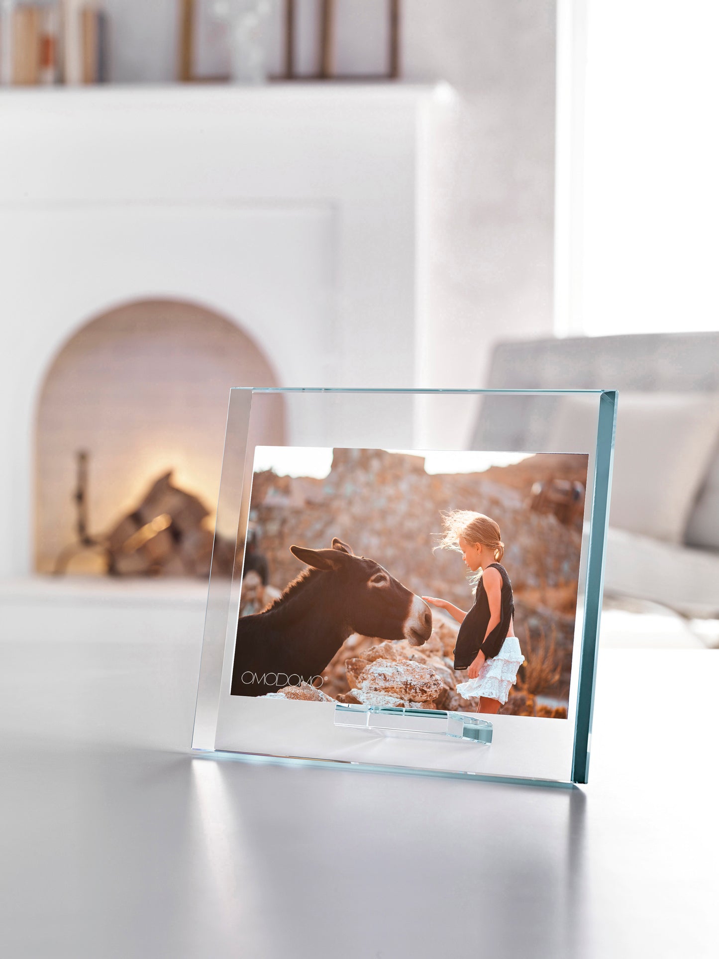 Edo – Portafoto in cristallo extrachiaro Made in Italy