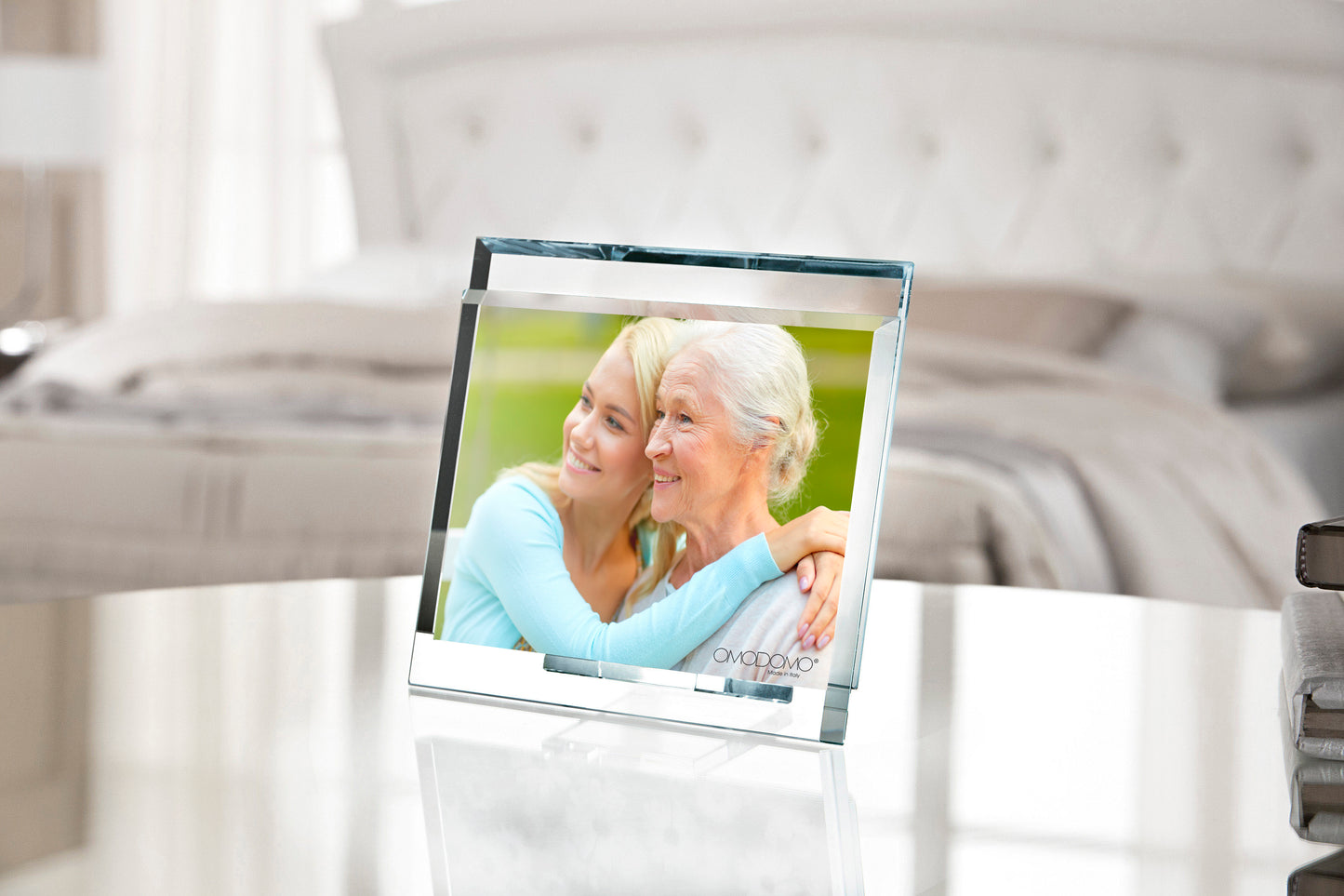 Flo’ – Portafoto in cristallo extrachiaro Made in Italy