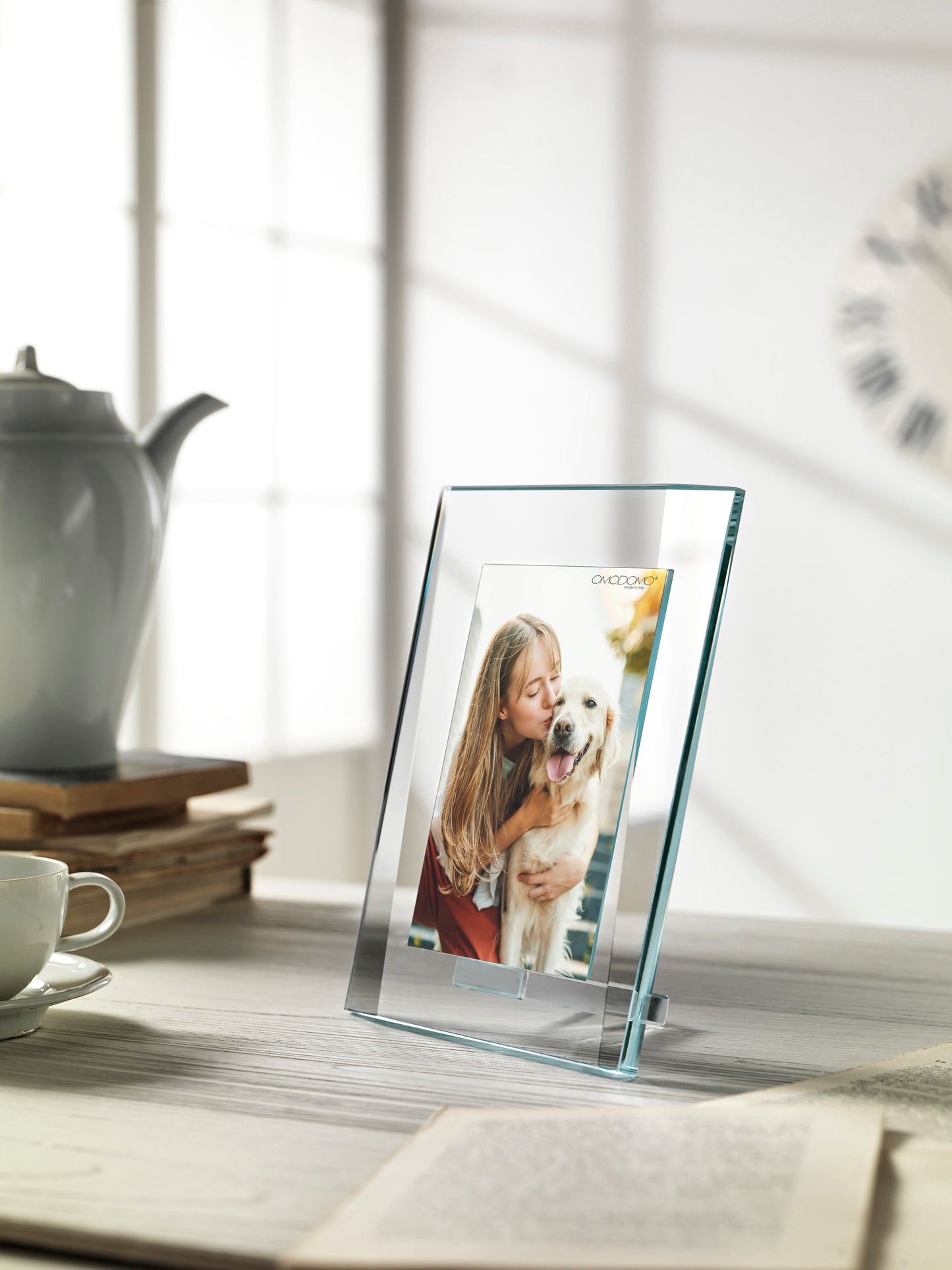 Blisé – Portafoto in cristallo extrachiaro Made in Italy