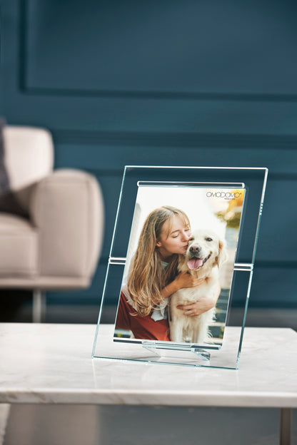 Claire – Portafoto in cristallo extrachiaro Made in Italy