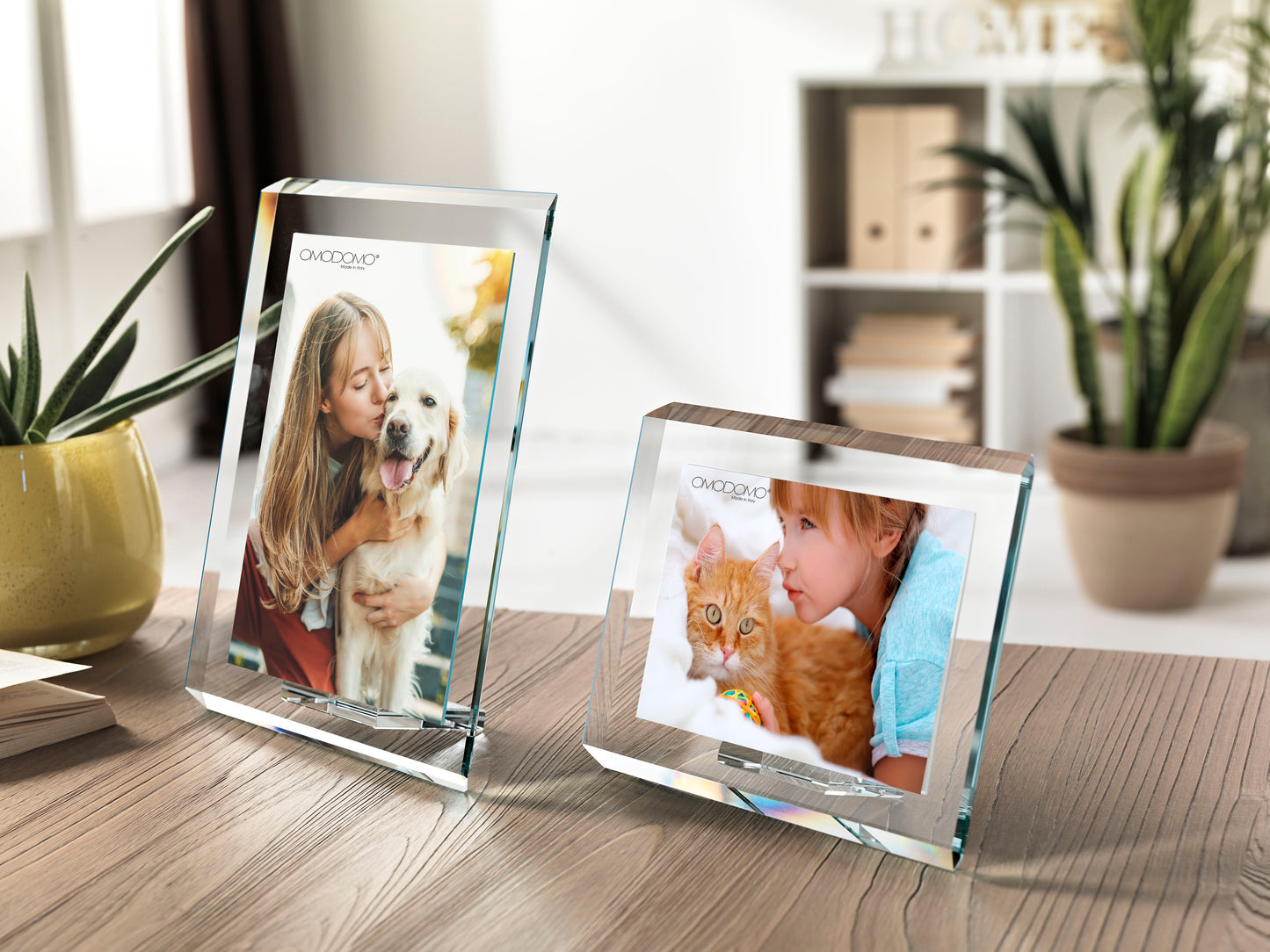 Kontra – Portafoto in cristallo extrachiaro Made in Italy