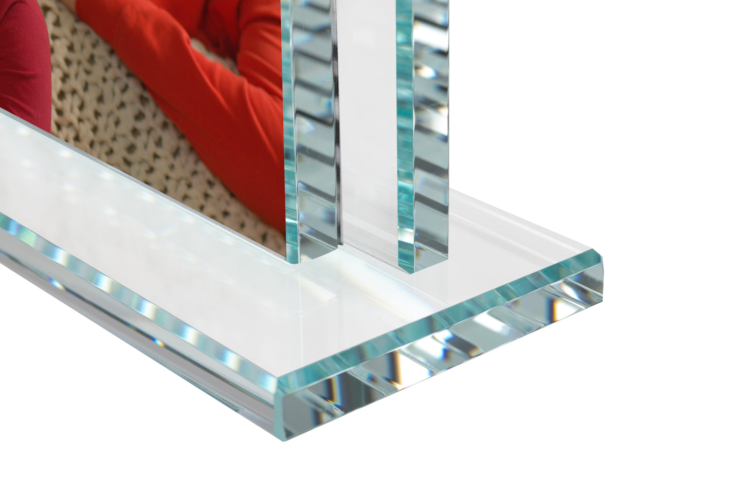 Simple–Portafoto in cristallo extrachiaro 8 mm Made in Italy