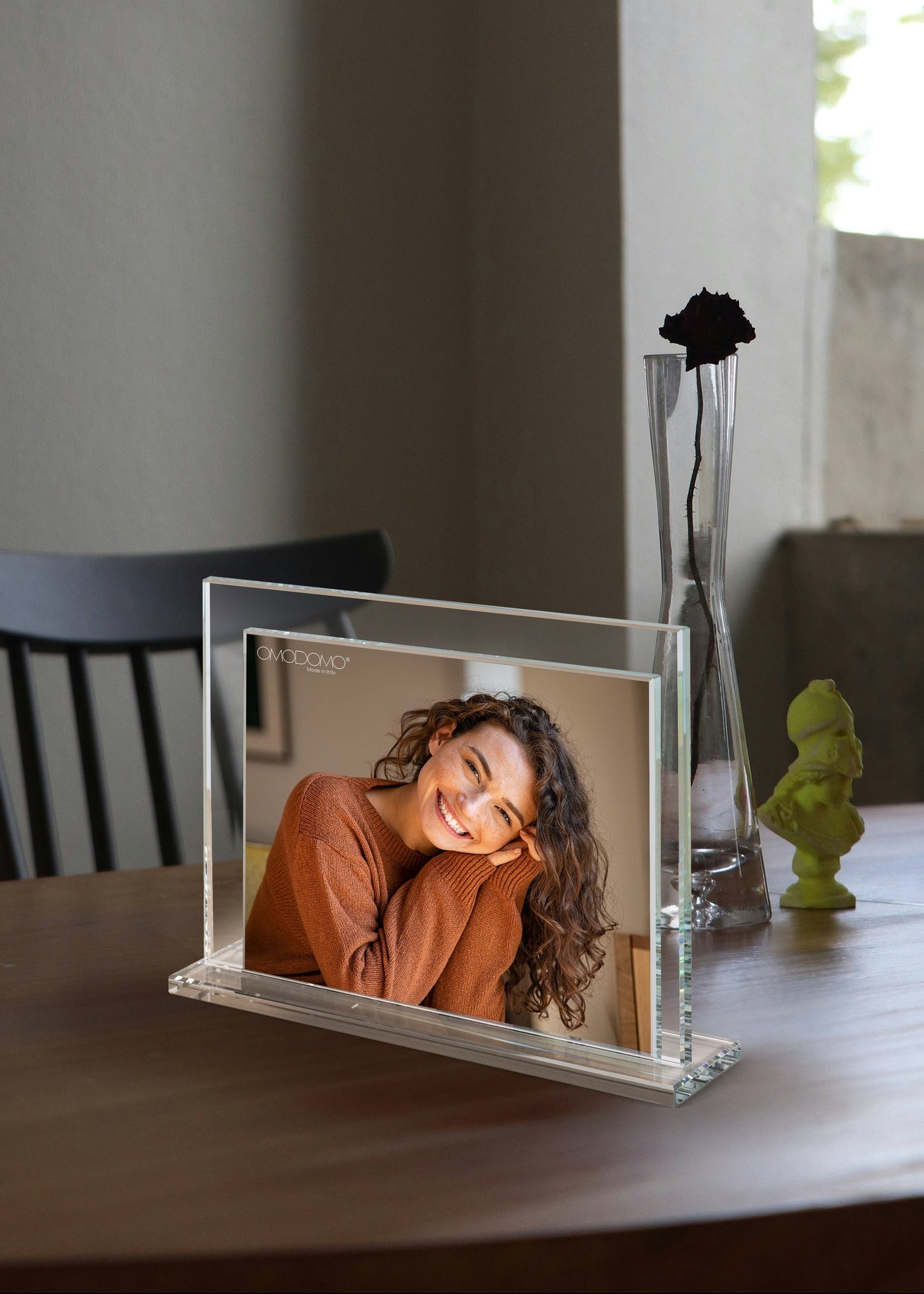 Eco – Portafoto in cristallo extrachiaro Made in Italy