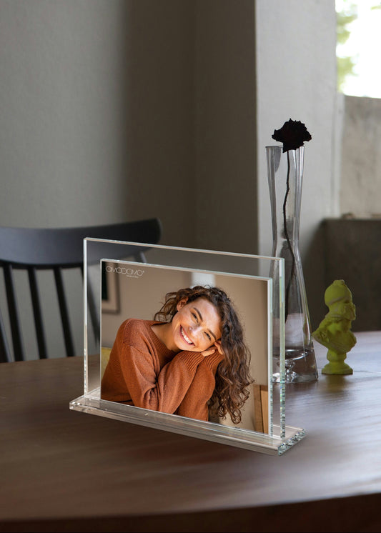 Eco – Portafoto in cristallo extrachiaro Made in Italy