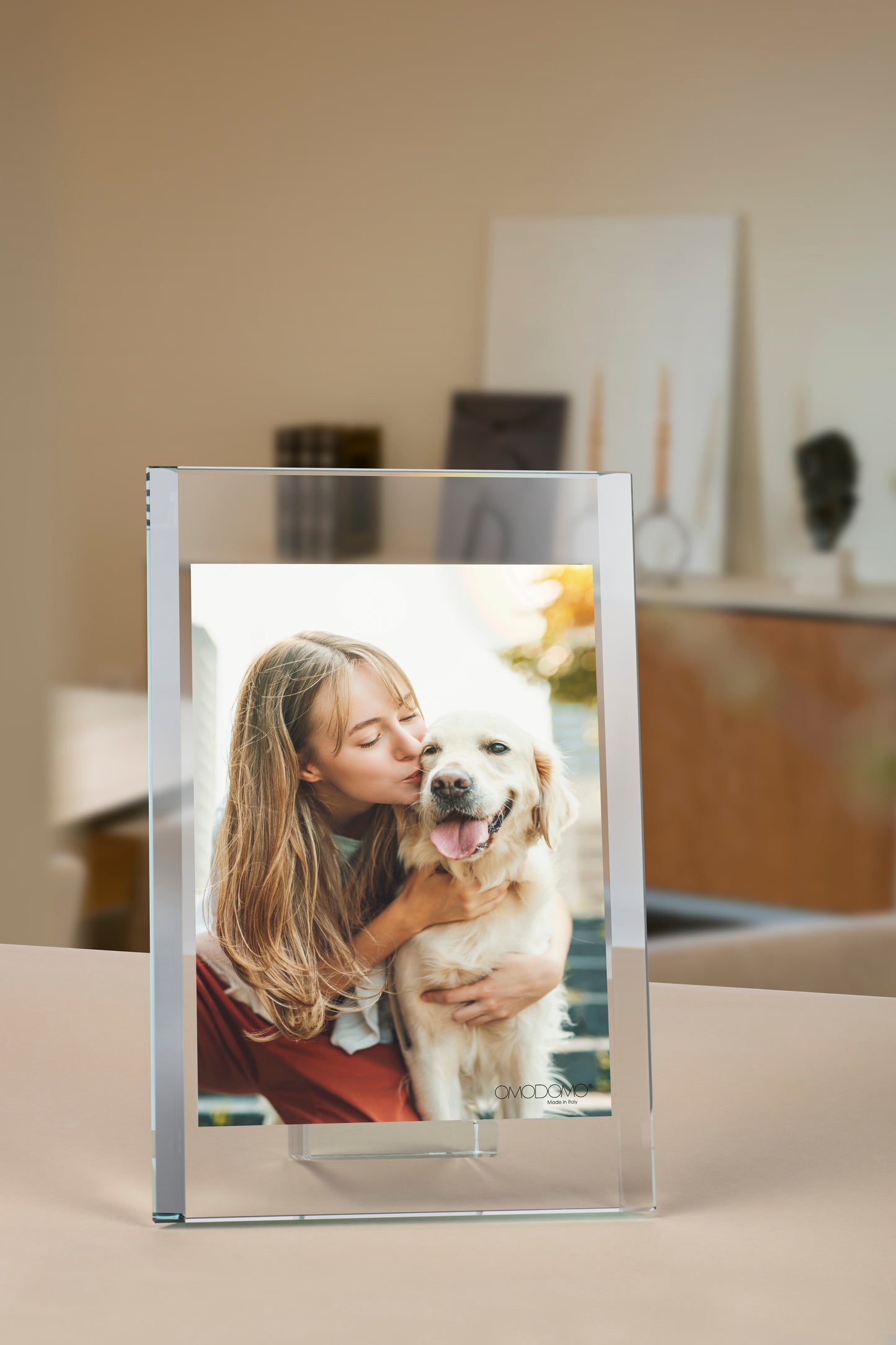 Edo – Portafoto in cristallo extrachiaro Made in Italy