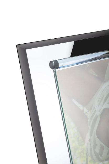 Grey — portafoto cristallo specchiato grigio molato 45° | Omodomo | Omodomo