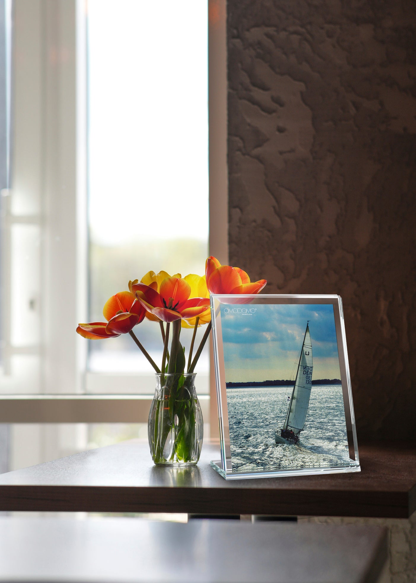 Inkline – Portafoto  in cristallo extrachiaro Made in Italy