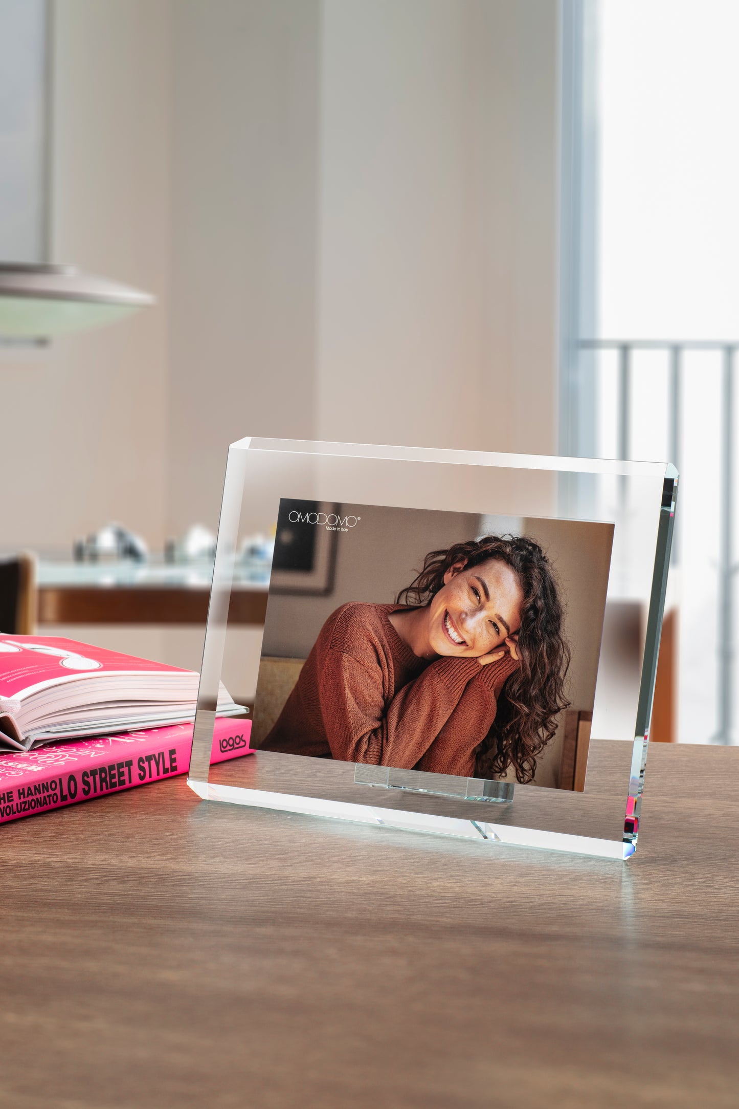 Kontra – Portafoto in cristallo extrachiaro Made in Italy