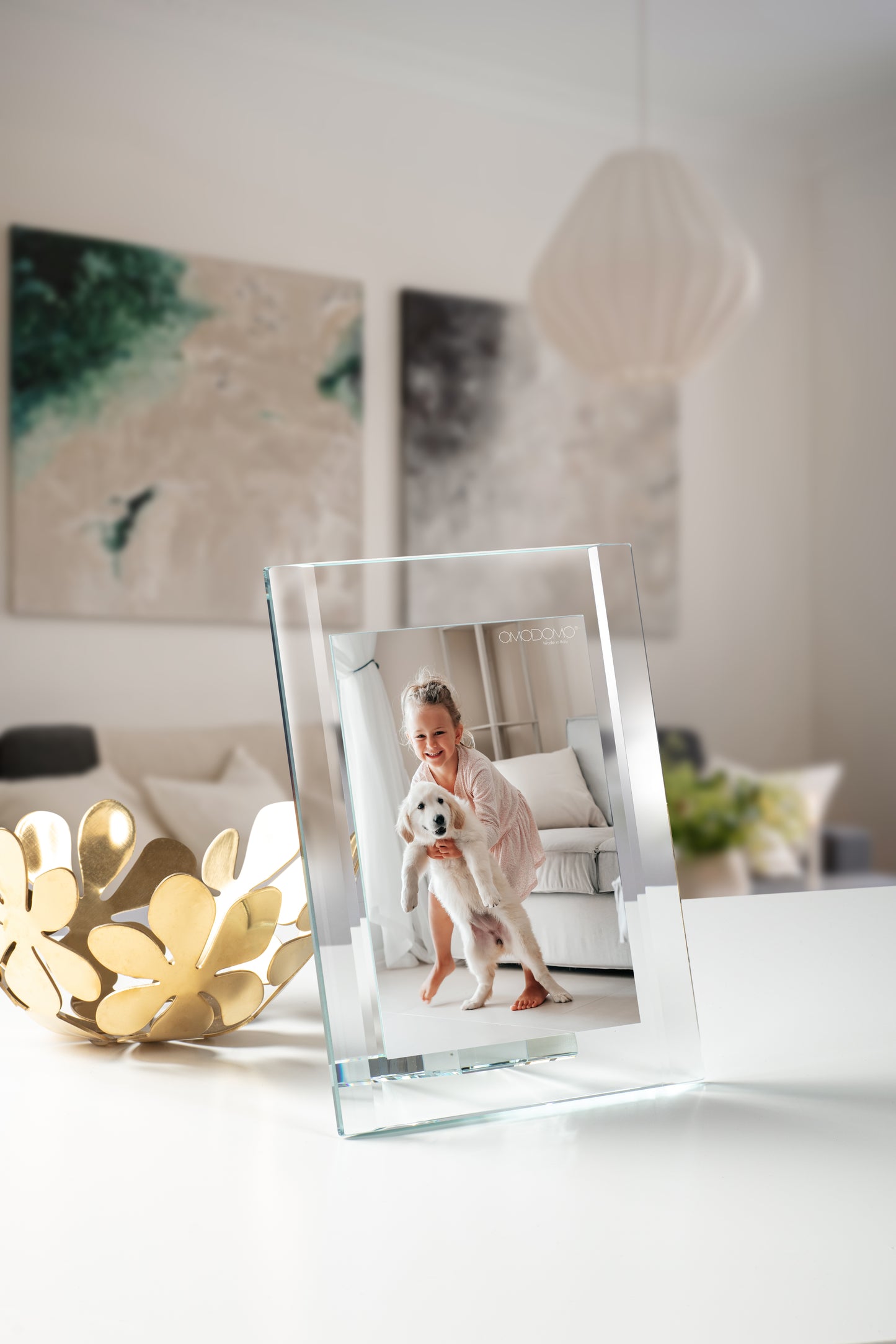 Nitido – Portafoto in cristallo extrachiaro Made in Italy