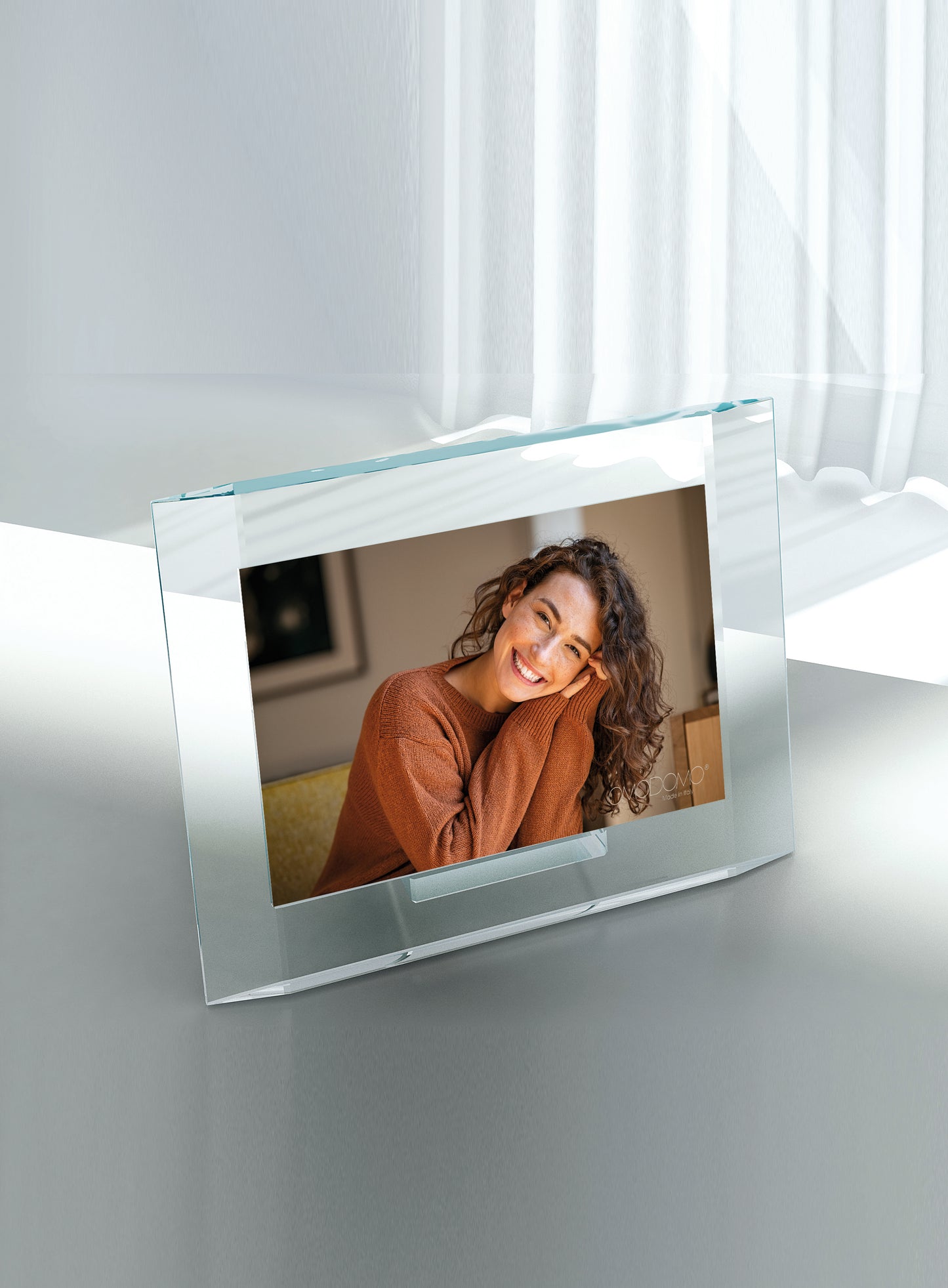 Nitido – Portafoto in cristallo extrachiaro Made in Italy