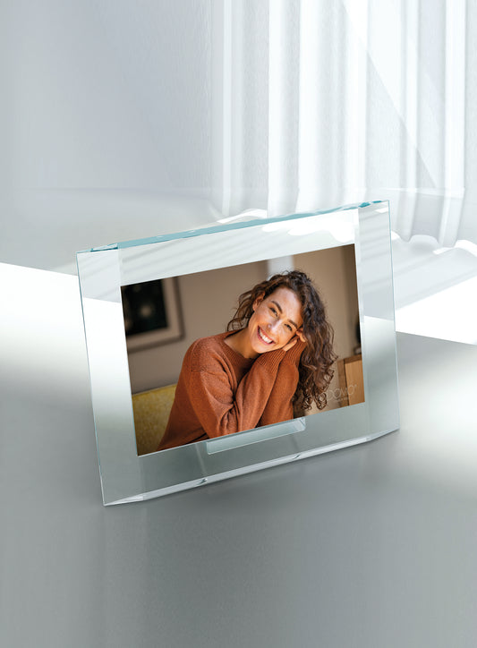 Nitido – Portafoto in cristallo extrachiaro Made in Italy