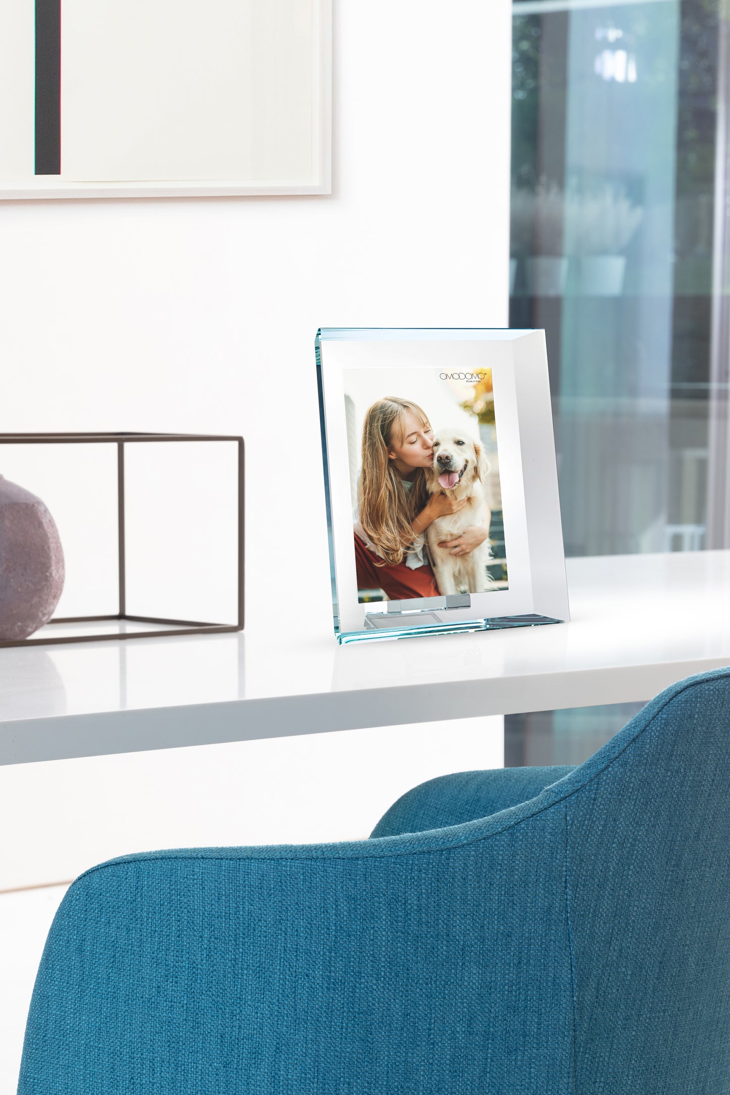 Axi – Portafoto in cristallo extrachiaro Made in Italy