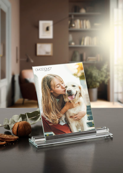 One – Portafoto in cristallo extrachiaro Made in Italy