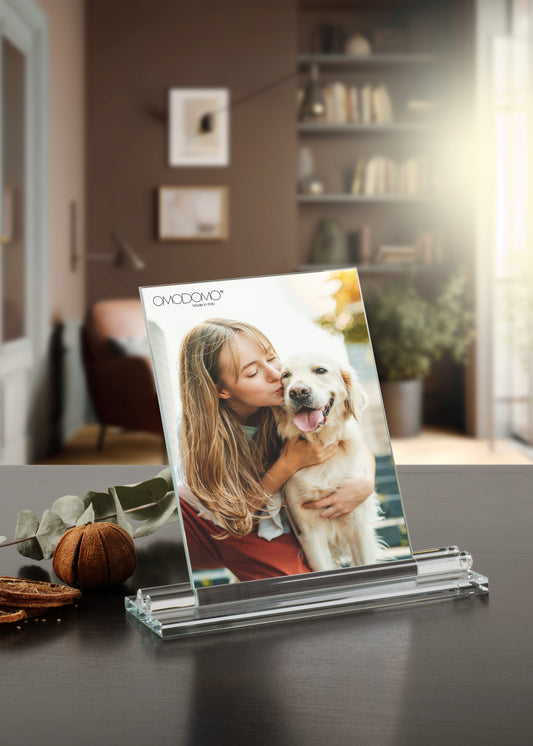 One – Portafoto in cristallo extrachiaro Made in Italy